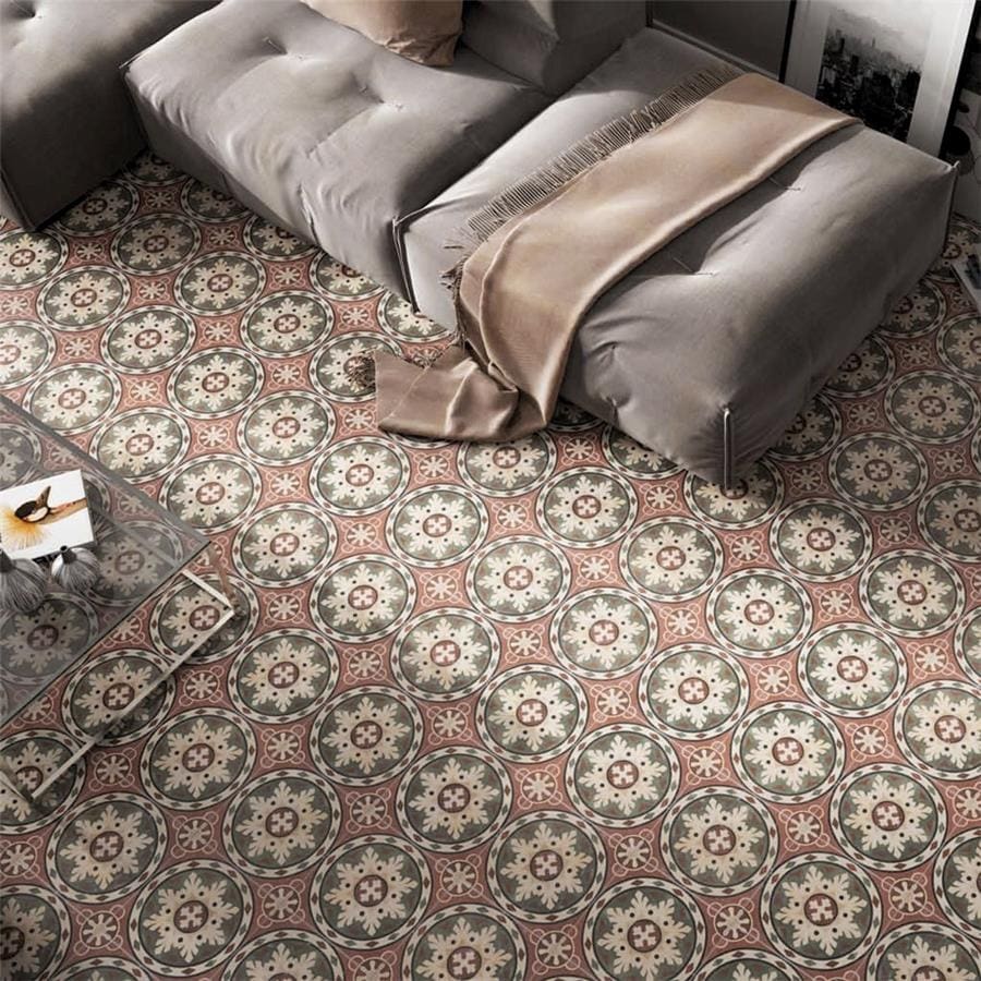 Merola Tile Habana Rosso 9-3/4" x 9-3/4" Porcelain Floor and Wall Tile