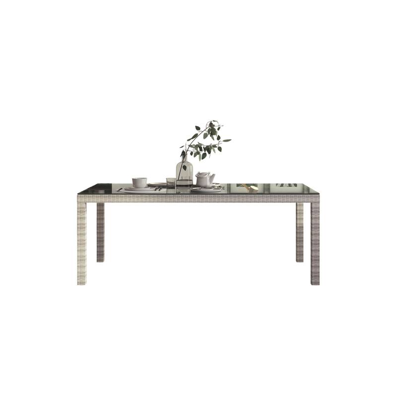 Amazonia Rouge Outdoor Patio Dining Table - 1pc