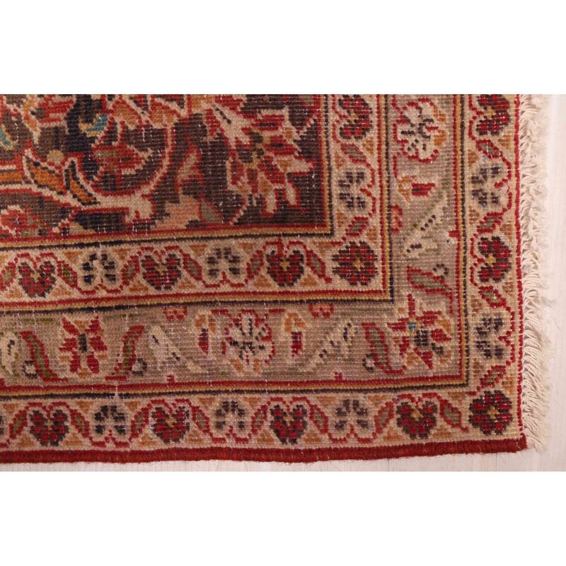 ECARPETGALLERY Hand-knotted Antalya Vintage Red Wool Rug - 9'8 x 12'4