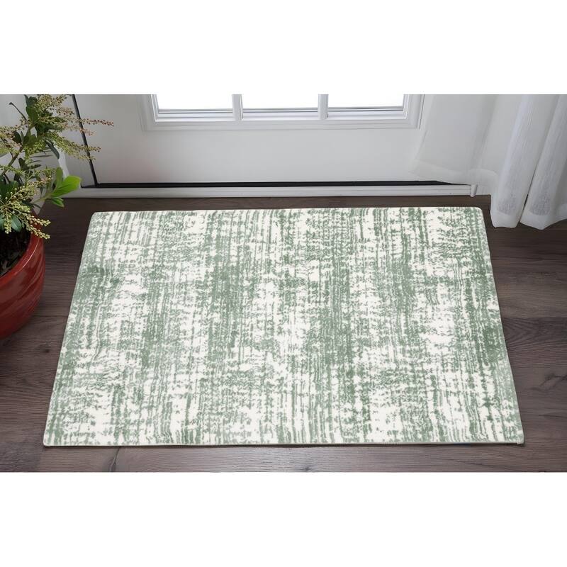 HomeRoots Abstract Industrial Runner Area Rug - 36.22 in. x 23.62 in.  x 0.98 in.