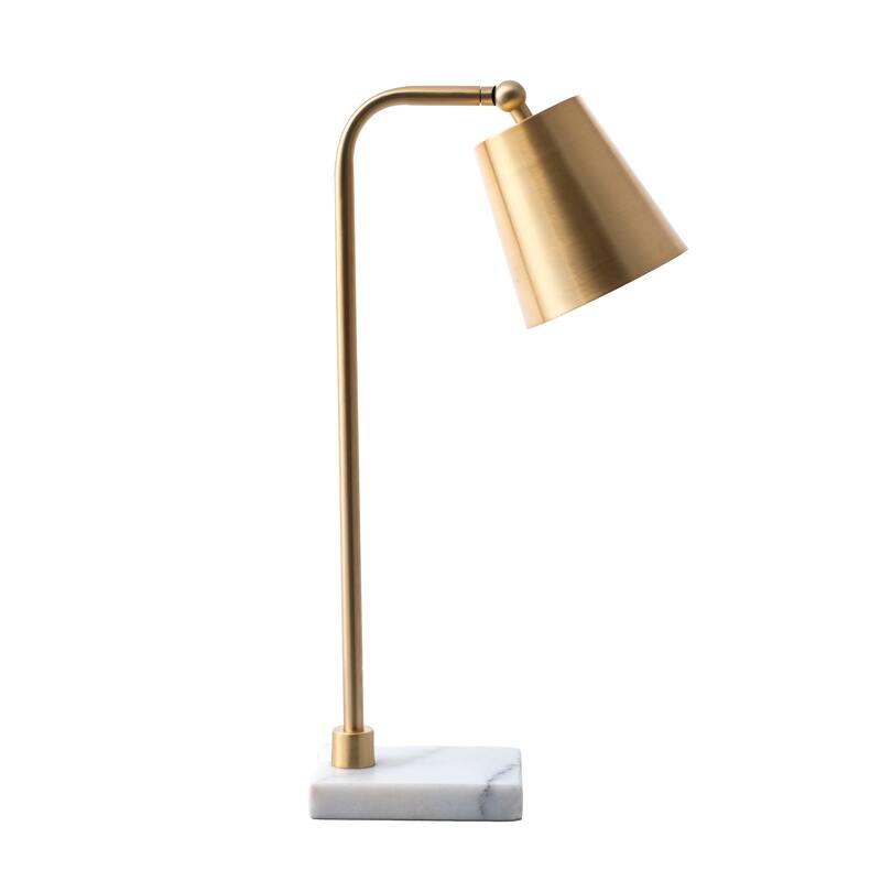 Nuloom 20" Metal Hanging Bell Iron Shade Table Lamp - 6"W x 9"D x 20"H