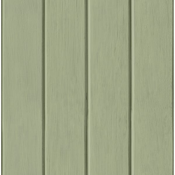 slide 2 of 8, Galerie Wallcoverings Little Explorers 2 Doga Happy Wooden Plank Non-woven Matte Wallpaper Roll 33 feet x 21 inches - Green