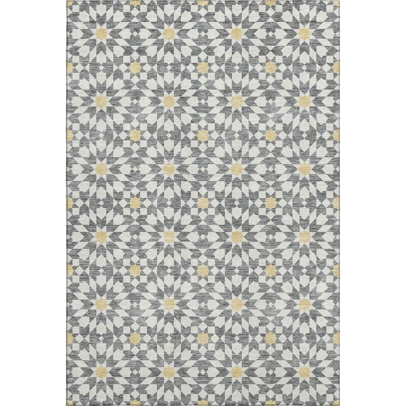 Premium Washable Super Soft Modern Mosaic Mayfield Rug