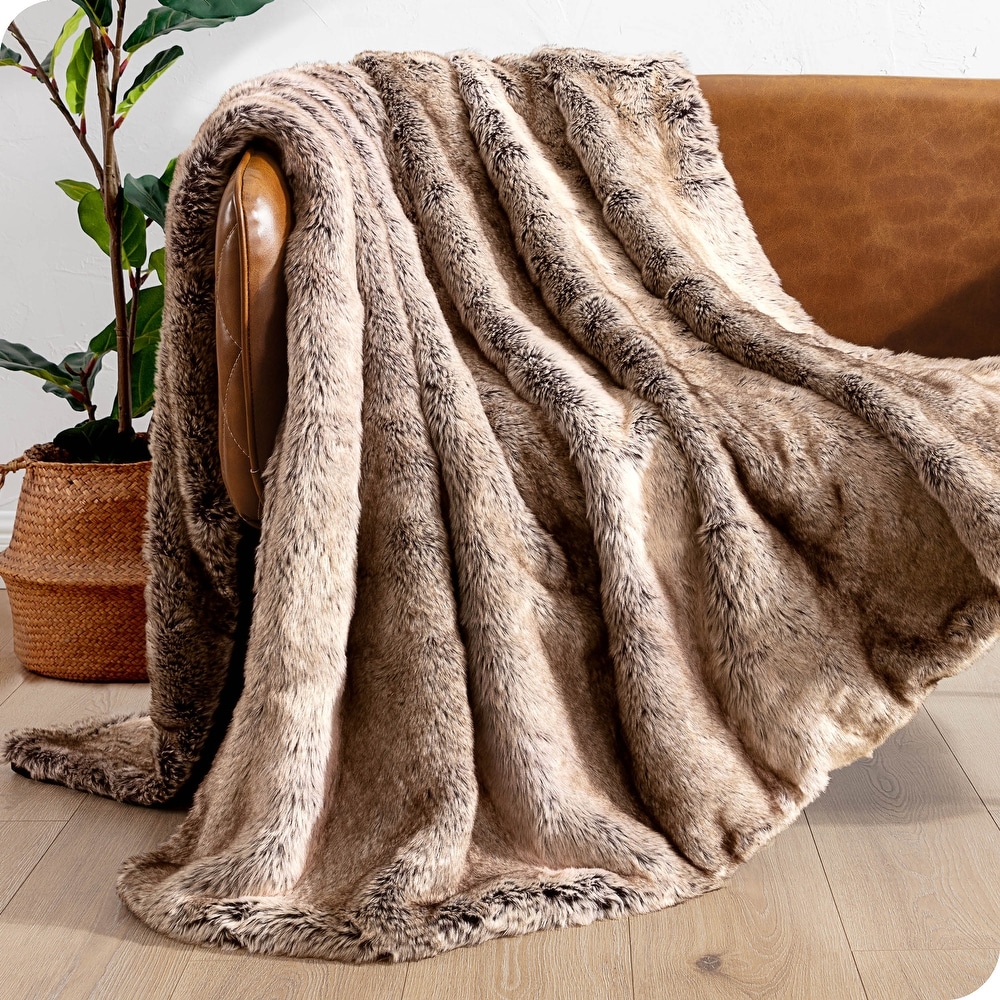 CozyLux Sherpa Fleece Blanket Throw Size Grey 50 x 60 Soft Fuzzy  Reversible Throws Cozy Warm Thick Plush Blankets Luxury Microfiber Winter  Bed