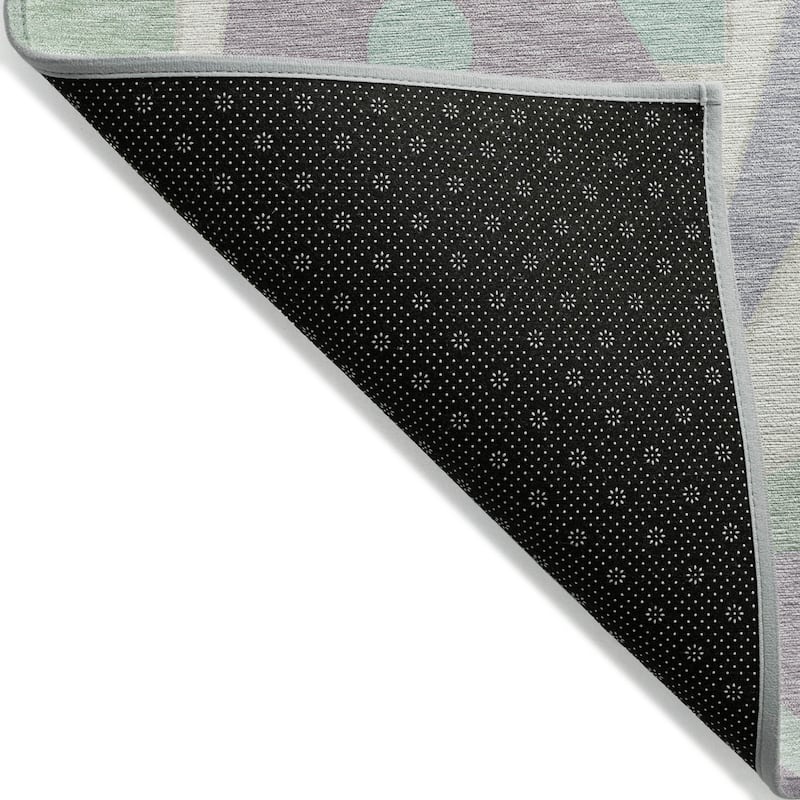HomeRoots Geometric Modern Rectangle Outdoor Rug