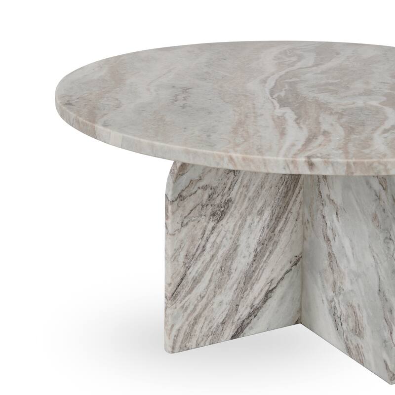 Classic Home Reilly Marble Coffee Table
