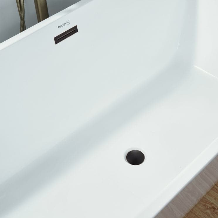 Vanity Art 67" Freestanding Acrylic Bathtub
