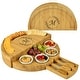 preview thumbnail 28 of 30, Picnic at Ascot Personalized Patented Bamboo Swiveling Cheese M