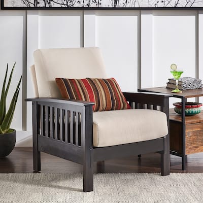 Hills Mission-Style Oak Accent Chair by iNSPIRE Q Classic