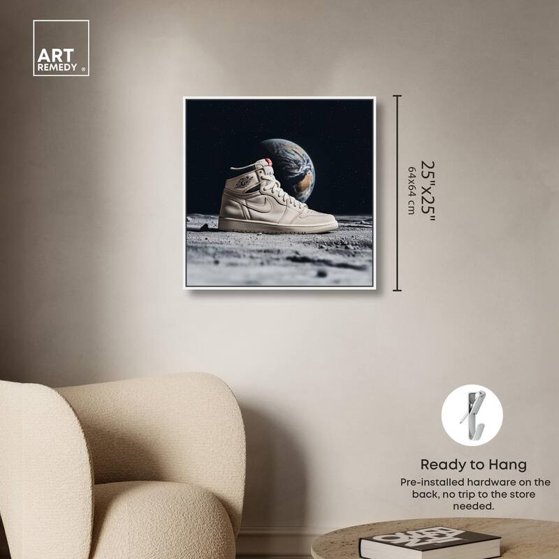 Zero-G Jordans Canvas by Art Remedy