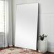 Neutypechic Huge Modern Metal Framed Floor Mirror - 59x35 - Silver