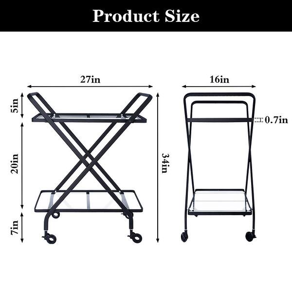 Modern 27'' Wide Bar Cart Bed Bath & Beyond 35978476