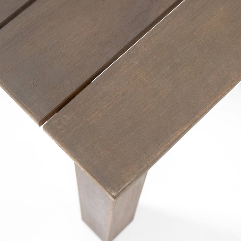 Temecula Outdoor Mid-Century Modern End Table by Christopher Knight Home - 19.75" W x 19.75" D x 15.00" H