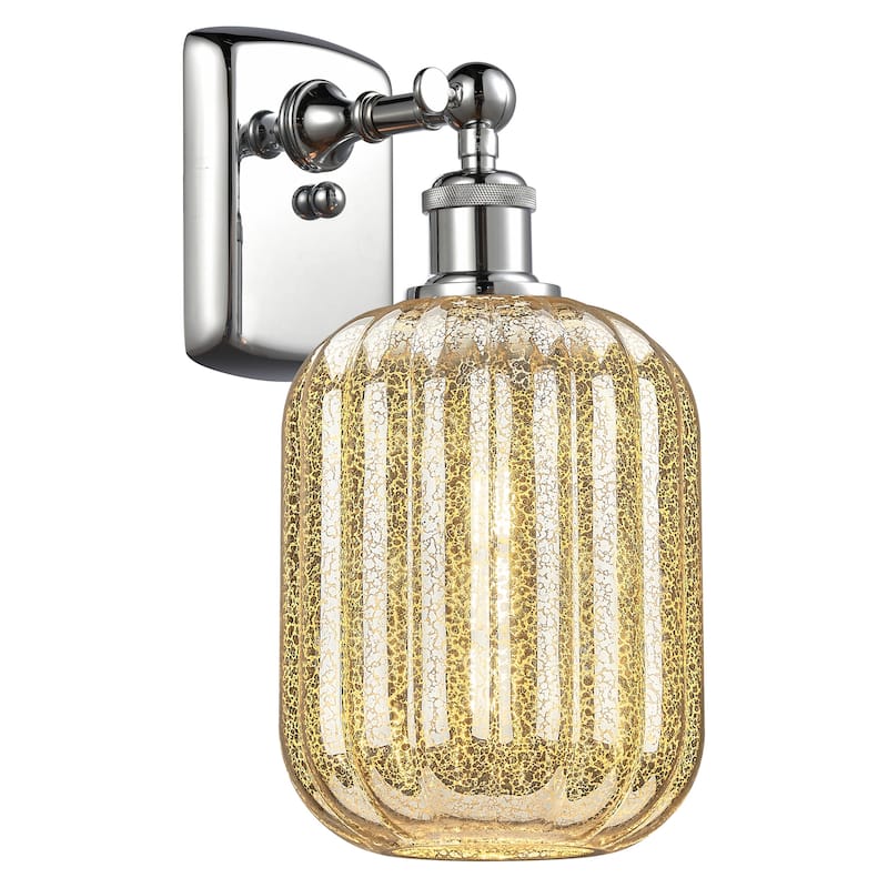Innovations Lighting 516-1W-13-7 Preston Sconce Preston 13" Tall Wall - Polished Chrome / Mercury