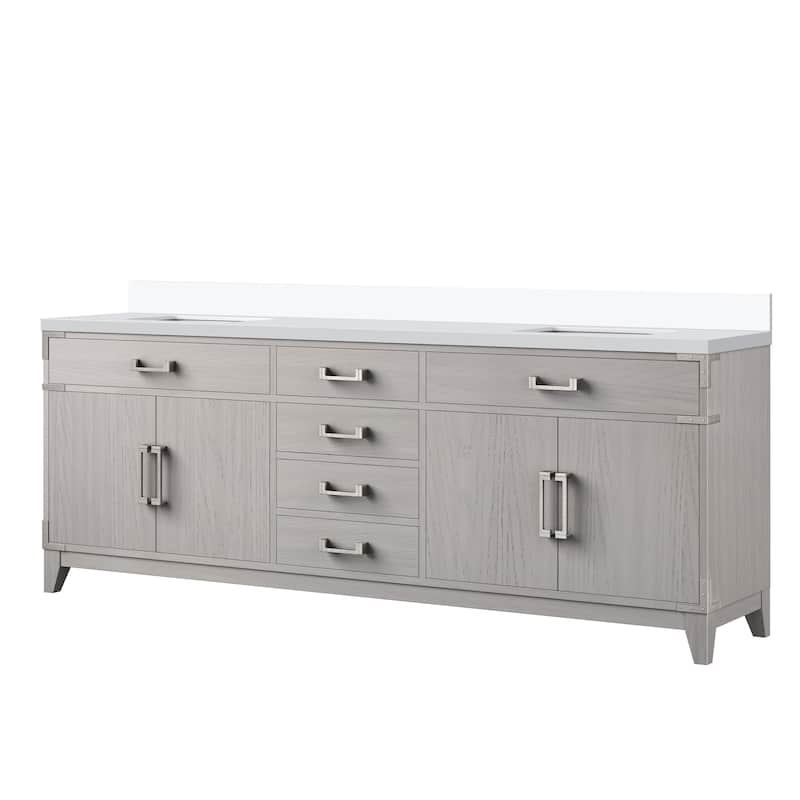 Laurel Bath Vanity with Cultured Marble Top and Sink
