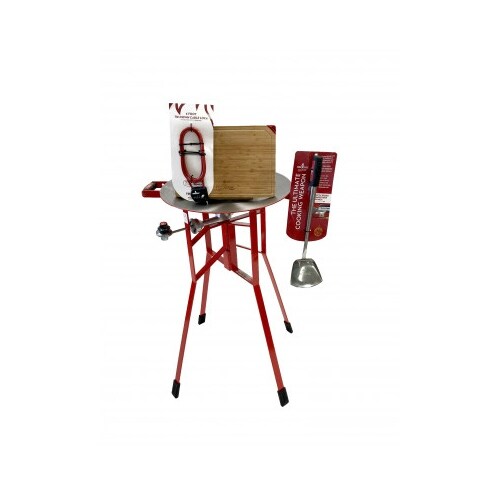 Firedisc Ultimate RV & Camping Bundle w/ 36 Flexible Stand & Sureflame Burner