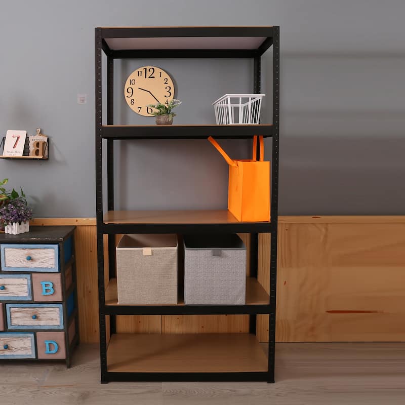 Storage Shelves - 5 Tier Adjustable Garage Storage Shelving