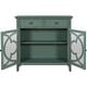 preview thumbnail 7 of 7, 35.4" Green Wooden Entryway Storage Cabinet with Adjustable Shelf