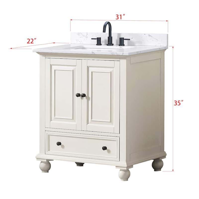 Avanity THOMPSON-VS31-E Thompson 30" Free Standing Single Basin Vanity