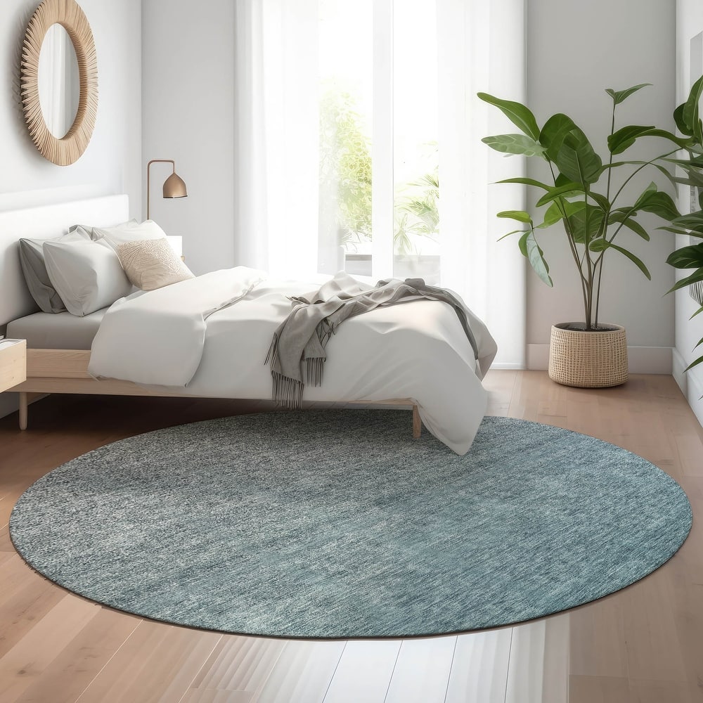 Premium Washable Super Soft Solid Ombre Mayfield Rug