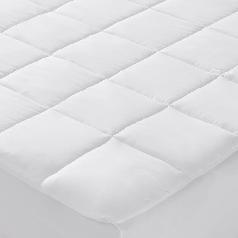 Truly Soft Waterproof and Moisture Wicking Mattress Pad - White