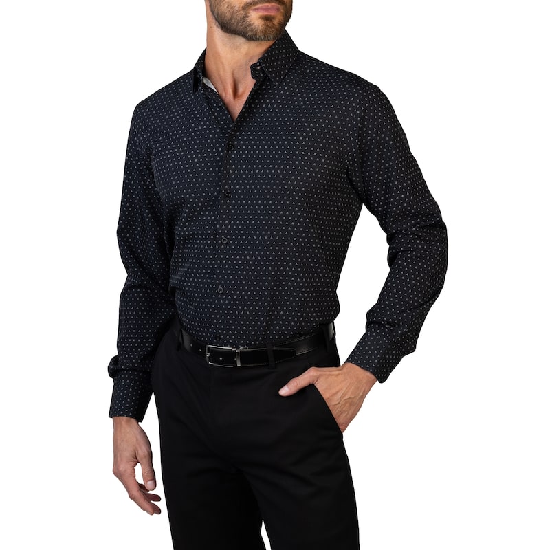 Jones New York Men's Stretch Slim Fit Dress Shirt