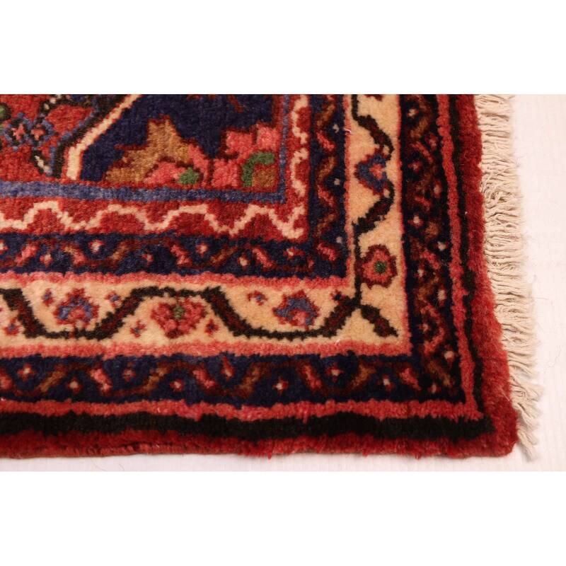 ECARPETGALLERY Hand-knotted Andelz Red Wool Rug - 2'9 x 10'4