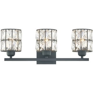 Quoizel Gibson Matte Black 3-light Bath Light