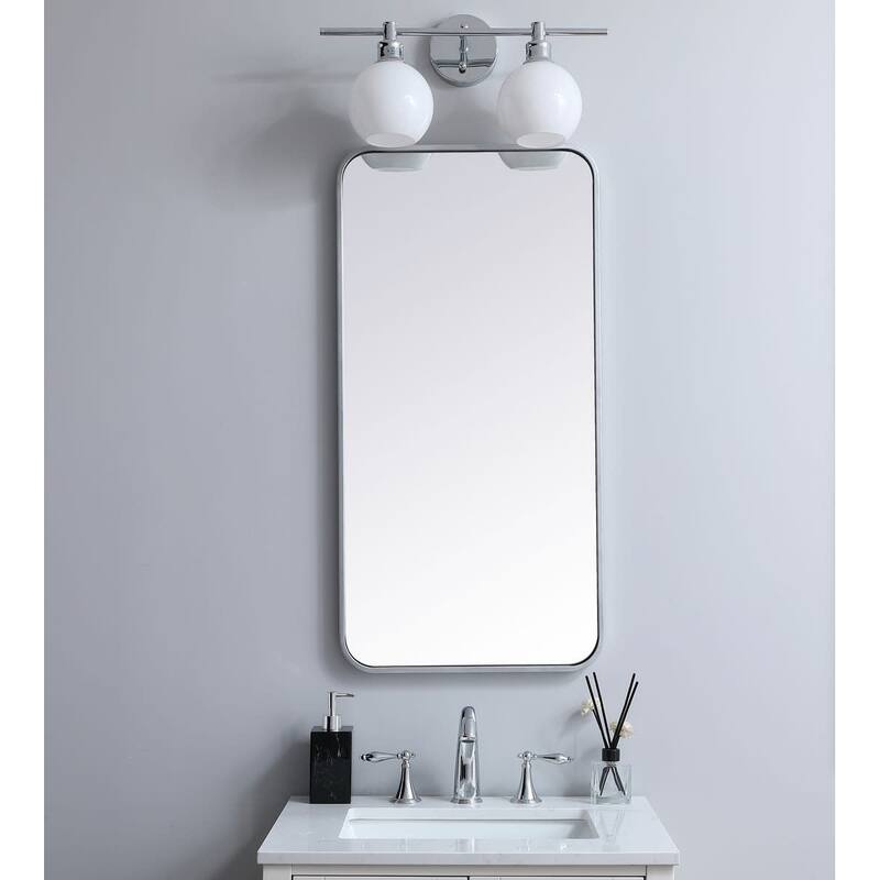 Elegant Lighting MR801836 Evermore 18" W x 36" H Contemporary