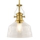 preview thumbnail 2 of 8, Vaxcel Lighting P0429 Beloit 9" Wide Mini Pendant