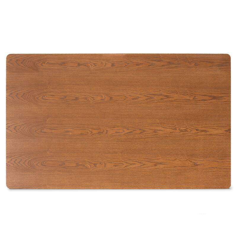 Riordan Mid-Century Upholstered and Walnut 3-PC Dining Nook Set