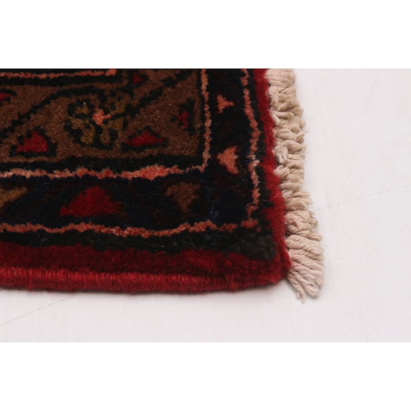 ECARPETGALLERY Hand-knotted Anadol Red Wool Rug - 3'7 x 10'0