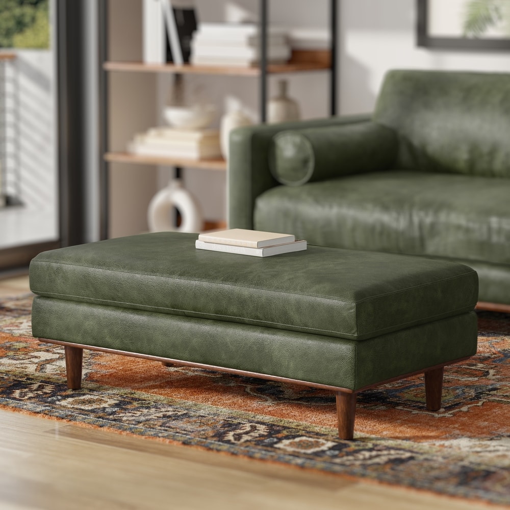 WYNDENHALL Brixley 49 inch Wide Mid-Century Modern Table Ottoman