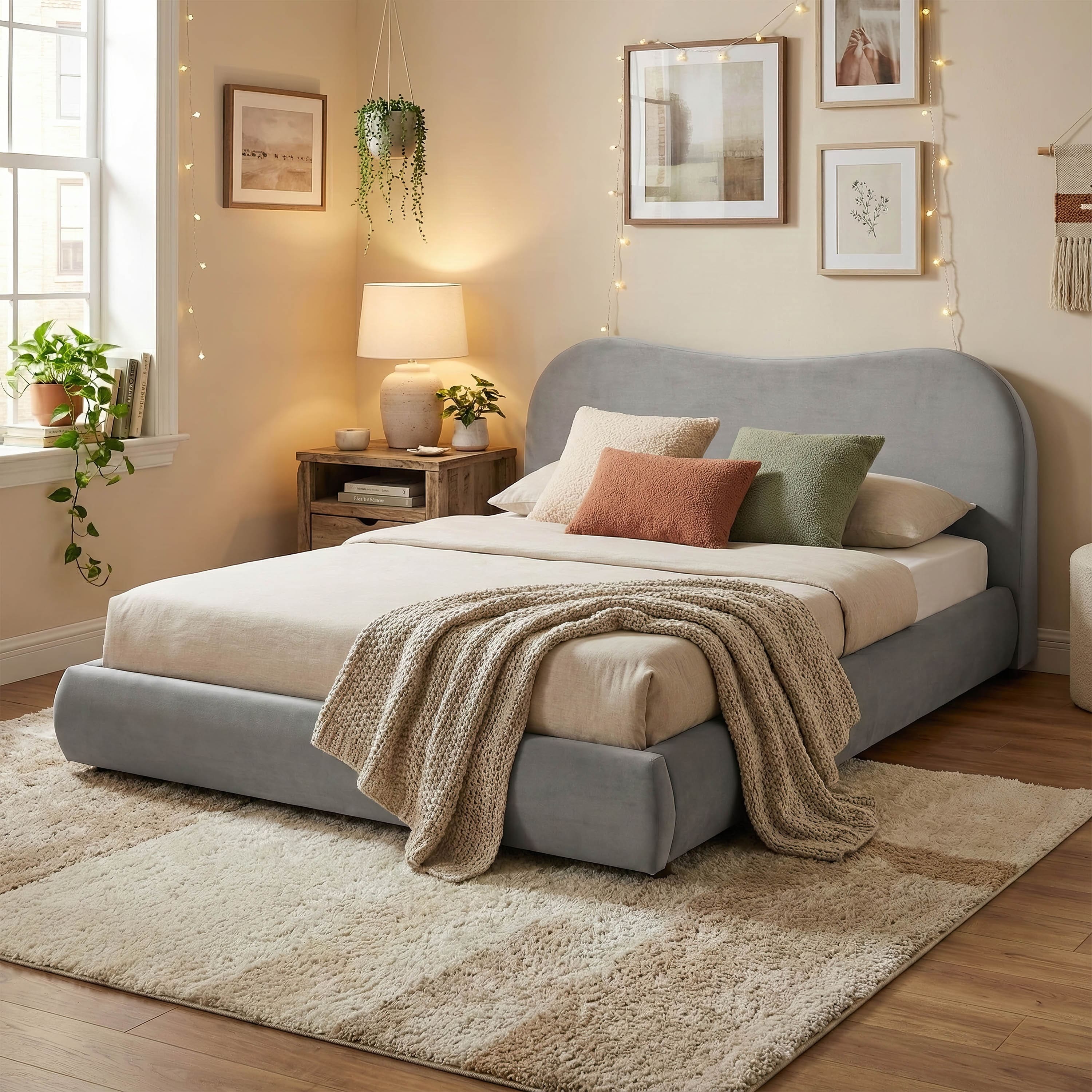 Option Light Grey Velvet