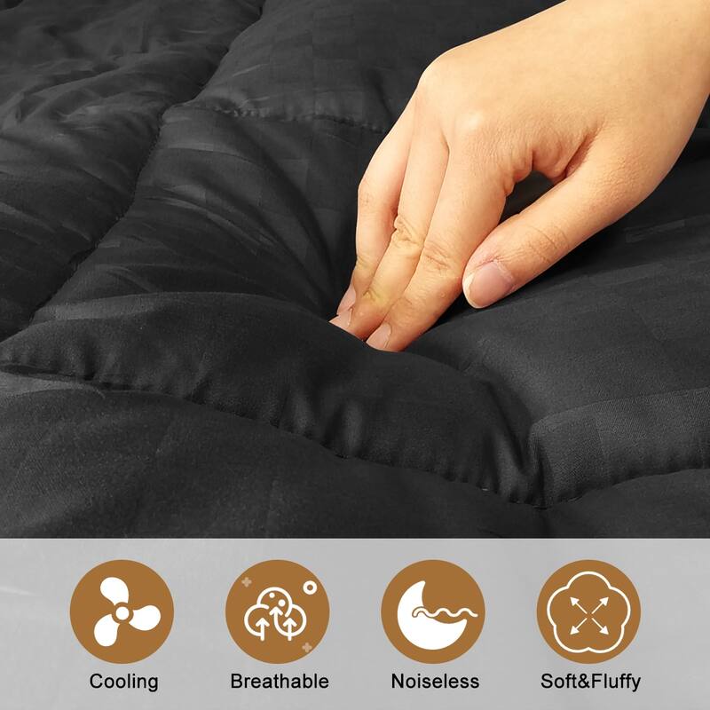 Queen Size Solid-Color Embossed Mattress Bedspread