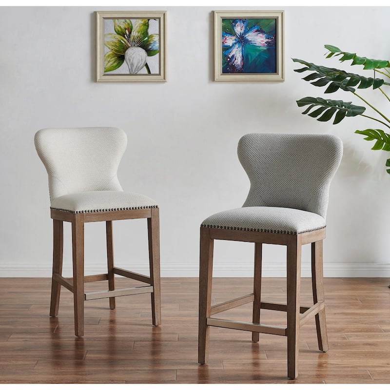 NPD Furniture Dorsey Fabric Counter Stool