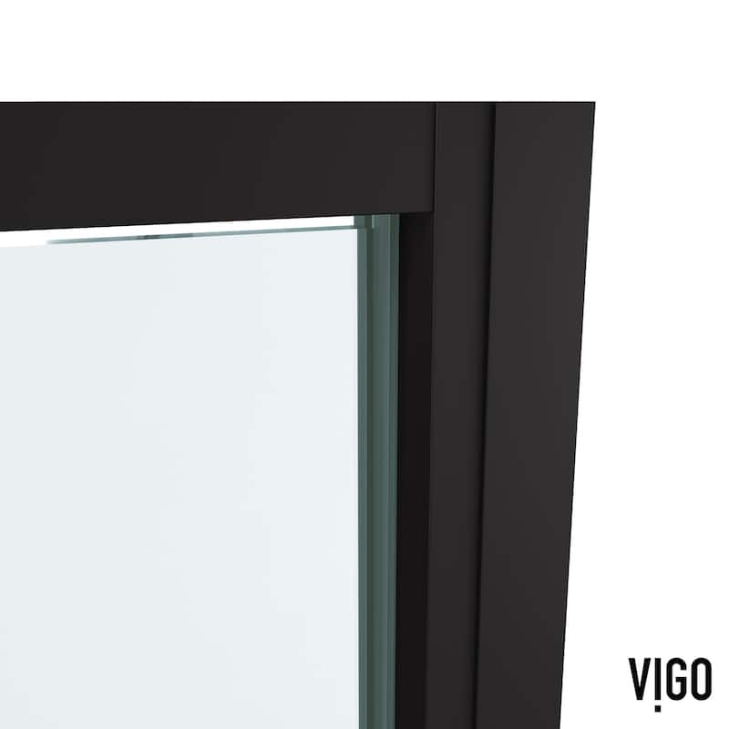 Vigo VG6079CL3276 Astoria 76" High x 32" Wide Pivot Framed Shower Door