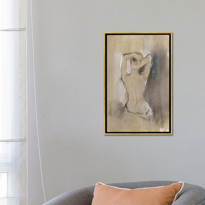iCanvas "Contemporary Draped Figure I" by Ethan Harper Framed Canvas Print