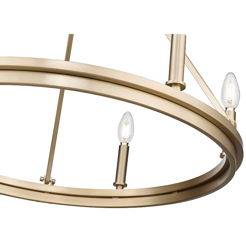 Carruth Chandelier Ceiling Light - Modern Gold