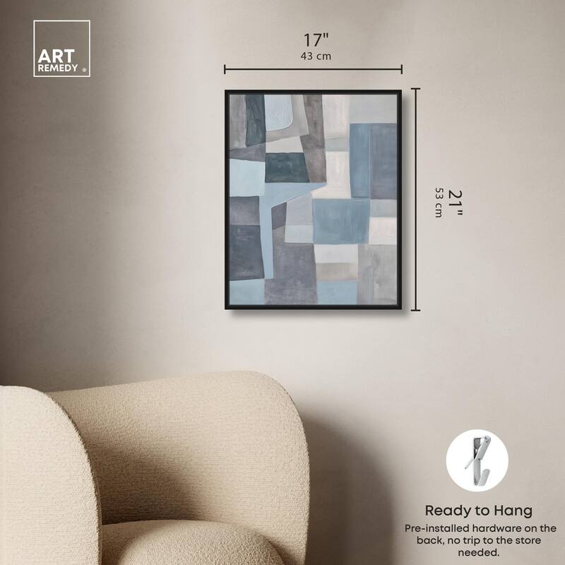 Tessellated Tones I Canvas by Art Remedy