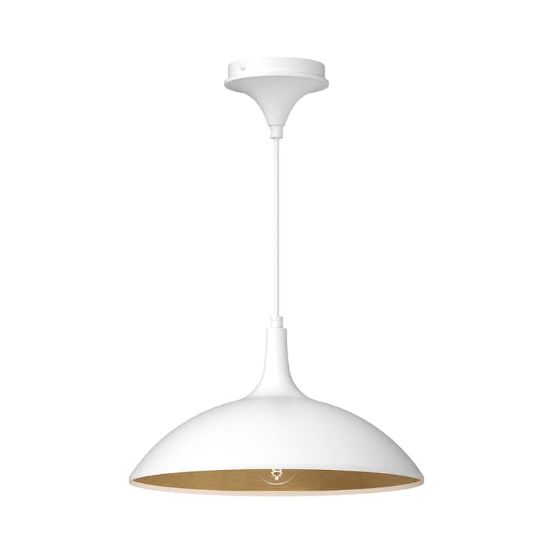 Alora Lighting PD627914 Abel 14" Wide Pendant with Aluminum Shade