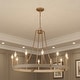 preview thumbnail 3 of 24, Acroma 12-light Farmhouse Modern Wagon Wheel Chandelier Candle Dining Room Lighting - 34''