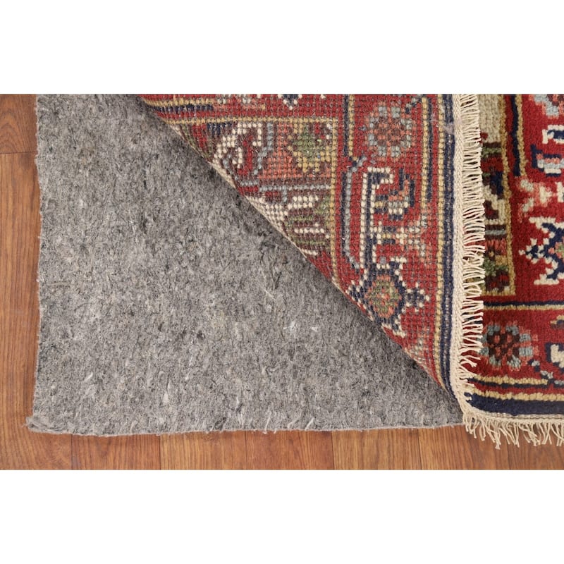Navy Blue Heriz Serapi Indian Accent Rug Handmade Foyer Wool Carpet - 2'0" x 3'0"
