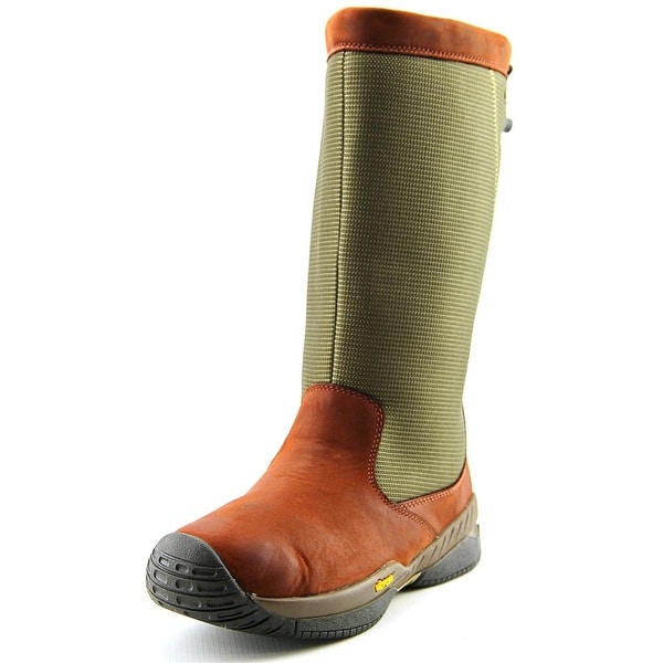 Sebago Marine Squall Women Round Toe Canvas Green Rain Boot