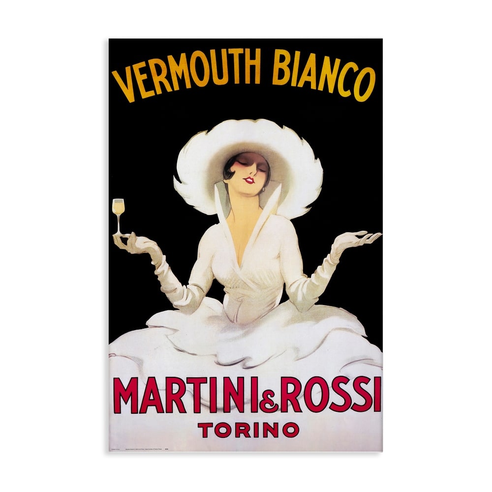 Stupell Vermouth Vintage Lady Advertisement Canvas Wall Art Design By Marcus Jules