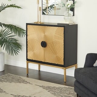 Bronze Wood Contemporary Cabinet 33 x 30 x 14