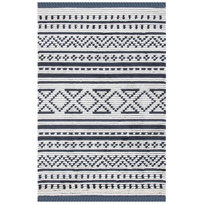 SAFAVIEH Burko Heikea Moroccan Boho 1-inch Thick Rug
