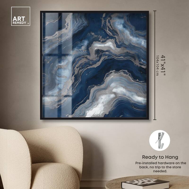 Deep Sea Geode I Shadowbox by Art Remedy