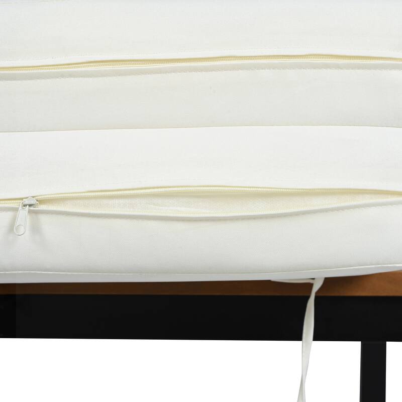 Iron Frame Outdoor Bed Loveseat