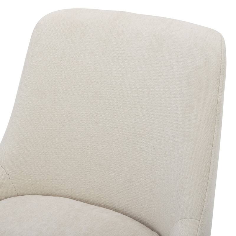 Spruce & Spring Hazel Upholstered Counter Height Swivel Barstool with Back